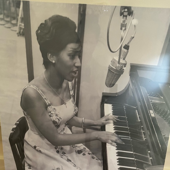 Brand new still in plastic Aretha Franklin canvas 24x32
